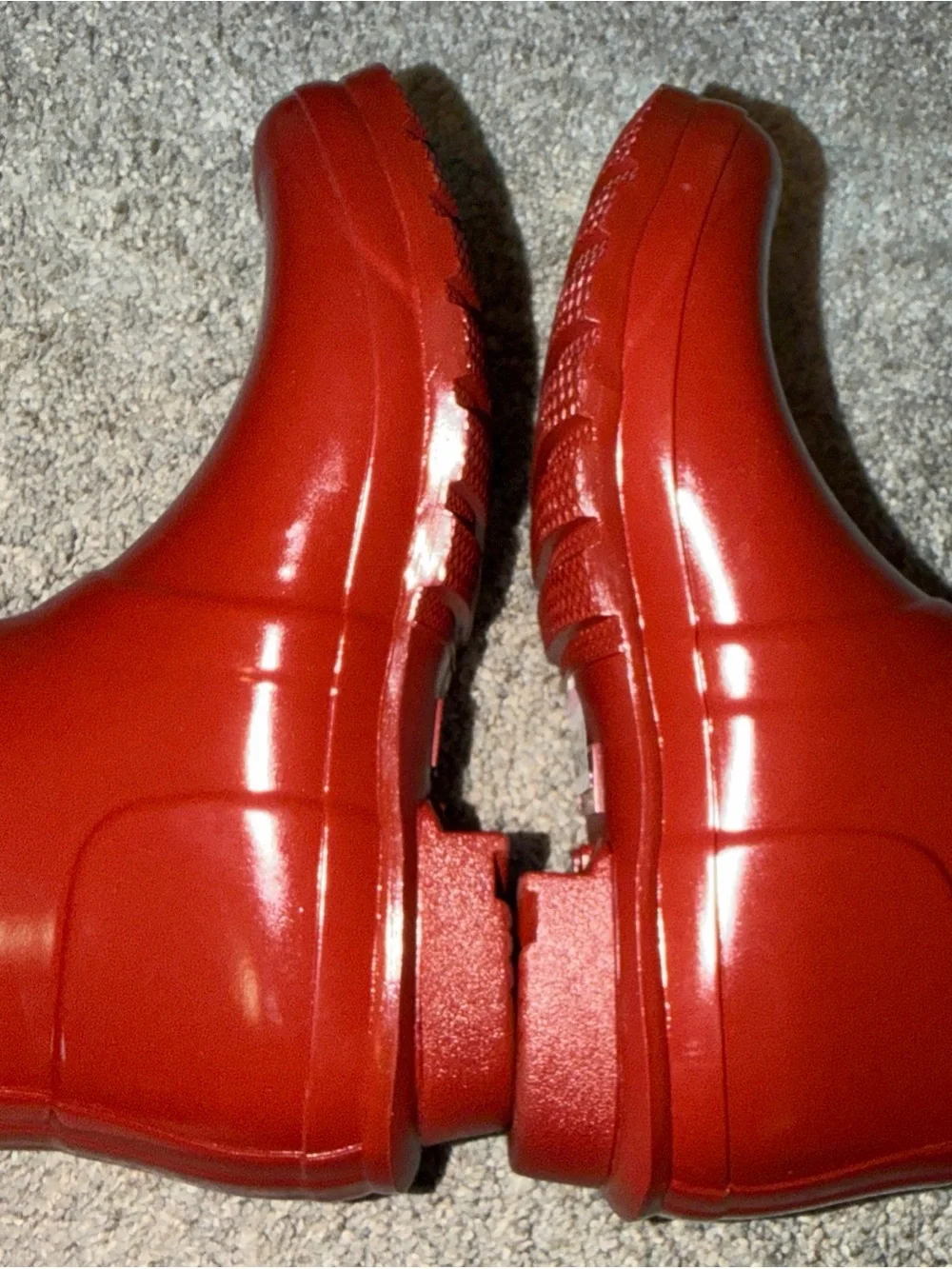Hunter Glossy Red Tall Rain Boots
